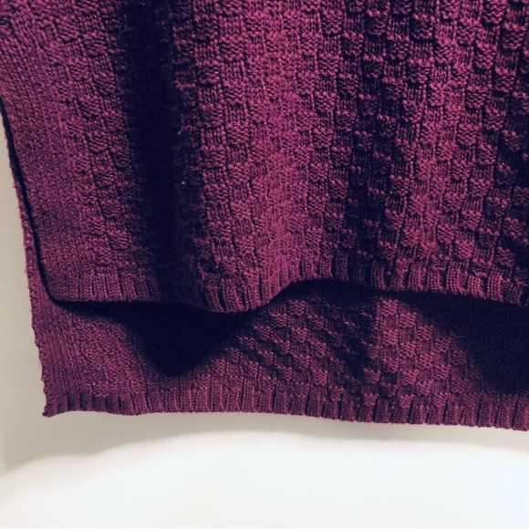 Vince Camuto Medium Purple Long Sleeve Tunic Pull Over Sweater - Picture 3 of 9